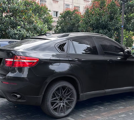 Накладки (жабры) на окна задних дверей BMW X6 E71 тюнинг фото