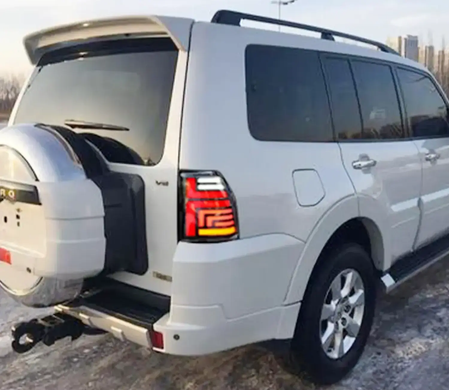 Оптика задня, світлодіодні ліхтарі Mitsubishi Pajero Montero V93 V97 тюнінг фото