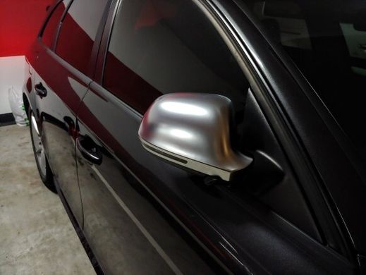 Накладки на зеркала заднего вида Audi A3/S3, A4 B8, A5/S5, A6/S6 C6 дорестайл тюнинг фото