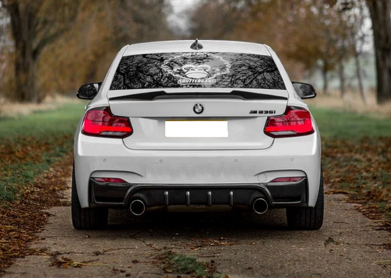 Спойлер BMW 2 F22 стиль M4, карбон тюнинг фото
