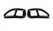 Накладки глушителей BMW 3 серии G20, черные тюнинг фото