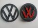 Комплект емблем фольксваген для VW Golf 4 чорний глянець тюнінг фото