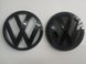 Комплект эмблем фольксваген для VW Golf 4 черный глянец тюнинг фото
