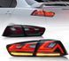 Оптика задня, ліхтарі Mitsubishi Lancer X димчасті діодні тюнінг фото