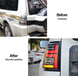 Оптика задня, світлодіодні ліхтарі Mitsubishi Pajero Montero V93 V97 тюнінг фото