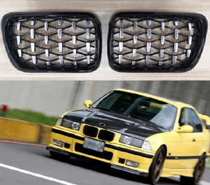 Решітка радіатора BMW E36 стиль Diamond (96-99 р.в.) тюнінг фото