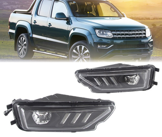 Противотуманные фары Volkswagen Amarok с DRL (16-20 г.в.) тюнинг фото