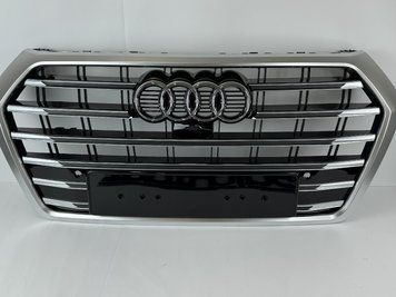 Решітка радіатора Ауді Q5 стиль SQ5, чорна + хром (2017-...) тюнінг фото