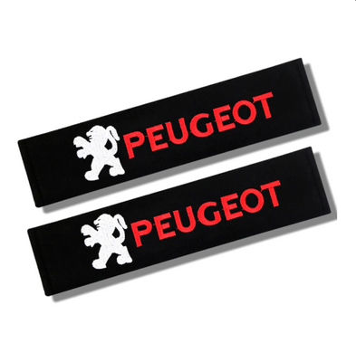 Накладки (чохли) для ременя безпеки Peugeot тюнінг фото