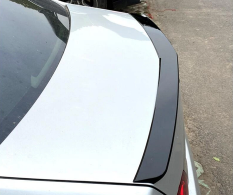 Спойлер на Mercedes E-class W212 черный глянец ABS-пластик тюнинг фото