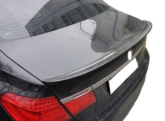 Спойлер багажника на BMW F01 (стеклопластик) тюнинг фото