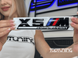 Наклейка-емблема на кузов BMW X5M Competition Black тюнінг фото