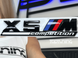 Наклейка-емблема на кузов BMW X5M Competition Black тюнінг фото