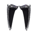 Накладки на крила-зябра BMW X5 F15 стиль X5M чорний + хром тюнінг фото