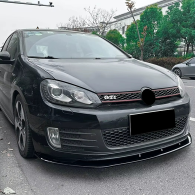 Накладка переднього бампера Volkswagen Golf 6 GTI (08-12 р.в.) тюнінг фото