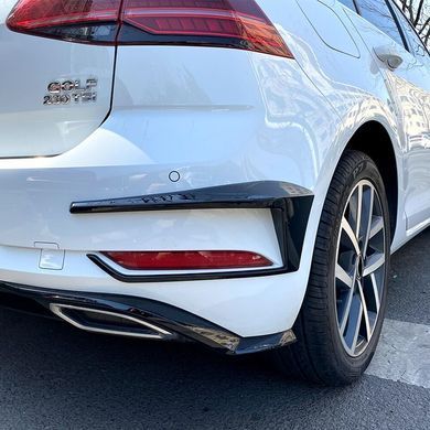 Накладки (спліттери) заднього бампера VOLKSWAGEN GOLF 7 (16-19 р.в.) тюнінг фото