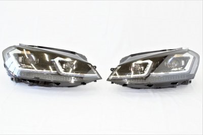 Оптика передня, фари на Volkswagen Golf 7 Full LED (14-16 р.в.) тюнінг фото