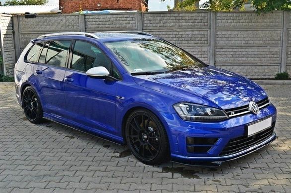 Накладки (диффузоры) порогов Volkswagen Golf 7 (12-18 г.в.) тюнинг фото