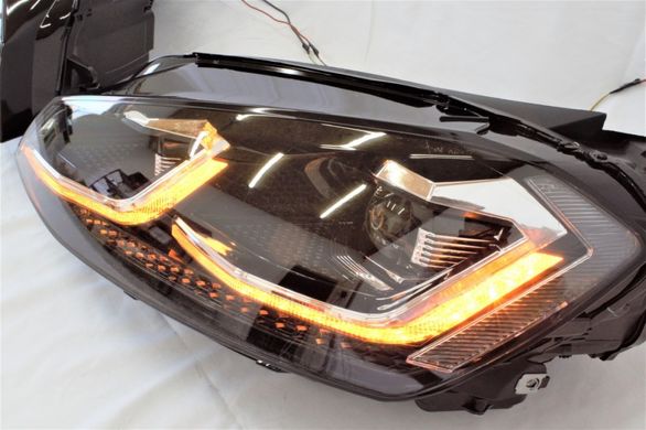 Оптика передняя, фары на Volkswagen Golf 7 Full LED (14-16 г.в.) тюнинг фото
