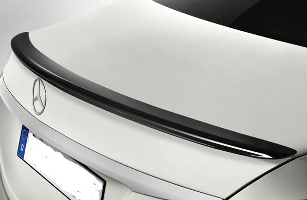 Спойлер багажника Мерседес W205 чорний глянсовий (ABS-пластик) тюнінг фото