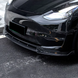 Накладка переднього бампера Tesla Model Y чорний глянець (2020-...) тюнінг фото