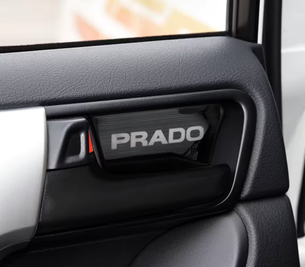 Накладки чаши внутренней ручки дверей Toyota LC Prado 150 (10-20 г.в.) из нержавеющей стали тюнинг фото