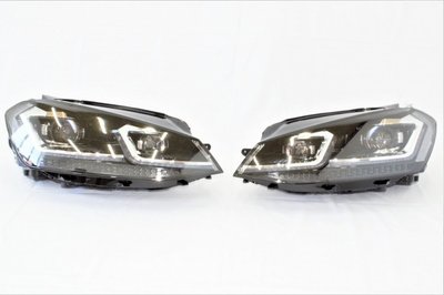 Оптика передняя, фары на Volkswagen Golf 7 Full LED (17-19 г.в.) тюнинг фото