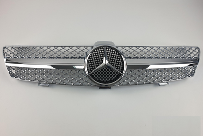 Решетка радиатора Mercedes W219 Chrome (04-07 г.в.) тюнинг фото