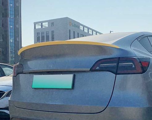 Спойлер багажника Tesla Model Y стиль S (2020-...) тюнинг фото