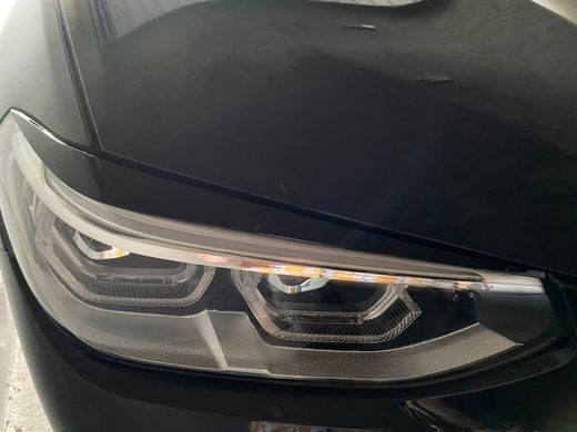 Накладки на фары, реснички BMW X3 G01 X4 G02 под покраску ABS-пластик тюнинг фото