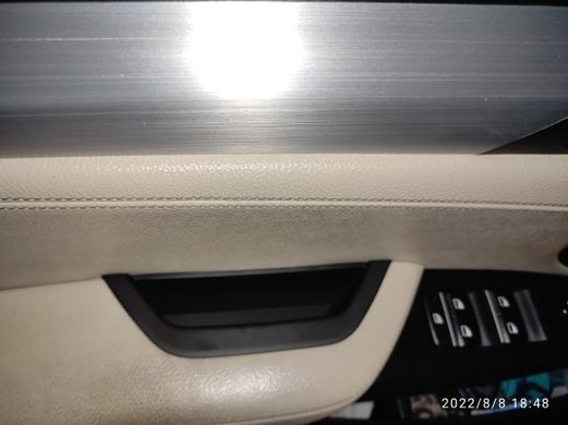 Внутренняя ручка водительской двери BMW X3 F25 / X4 F26 черная тюнинг фото