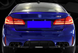 Наклейка-эмблема M5 на задний бампер BMW тюнинг фото