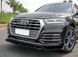 Накладка переднего бампера Audi Q5 (2020-...) тюнинг фото