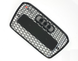 Решітка радіатора Audi A5 стиль RS5 чорний глянець без камери (12-16 р.в.) тюнінг фото