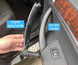 Внутрішня ручка пасажирських дверей BMW X5 Е70 / X6 Е71 у зборі чорна тюнінг фото