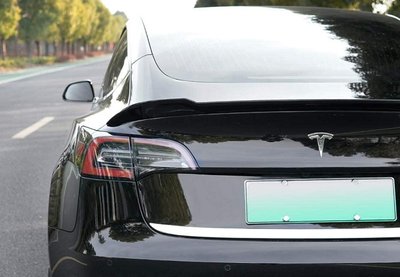 Спойлер багажника Tesla Model 3 окрашеный (2017-...) тюнинг фото