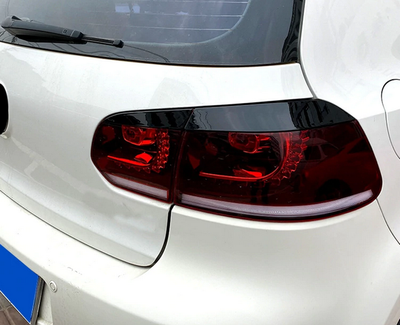 Реснички (накладки задних фонарей) Фольксваген Гольф 6 под покраску ABS-пластик тюнинг фото