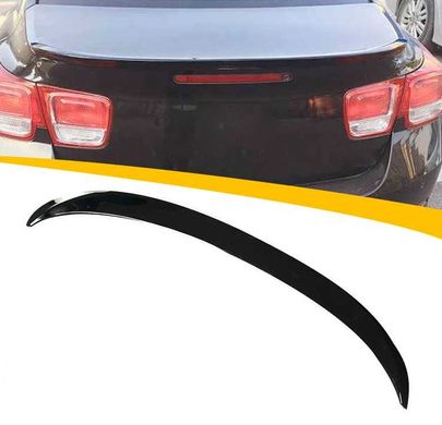 Спойлер Chevrolet Malibu чорний глянсовий ABS-пластик (11-16 р.в.) тюнінг фото
