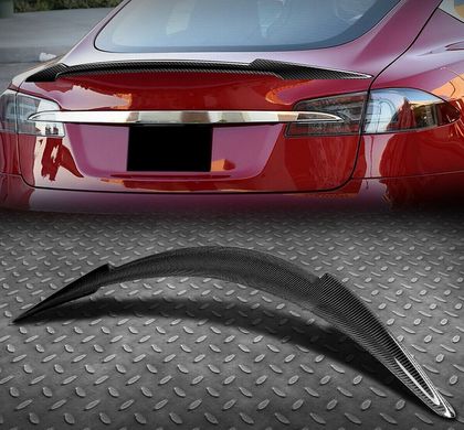 Спойлер для Tesla Model S (карбон) тюнинг фото