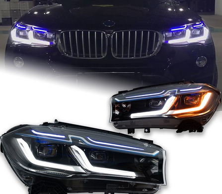 Оптика передняя, фары BMW X5 F15 / X6 F16 Full LED тюнинг фото