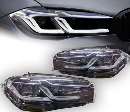 Оптика передняя, фары BMW X5 F15 / X6 F16 Full LED тюнинг фото