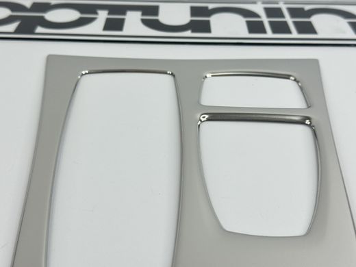 Накладка центральній панелі салону BMW X5 E70 / X6 E71 хром (06-10 р.в.) тюнінг фото