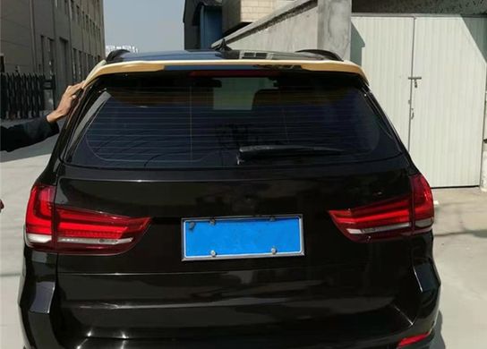 Спойлер задніх дверей BMW X5 F15 чорний глянсовий ABS-пластик тюнінг фото