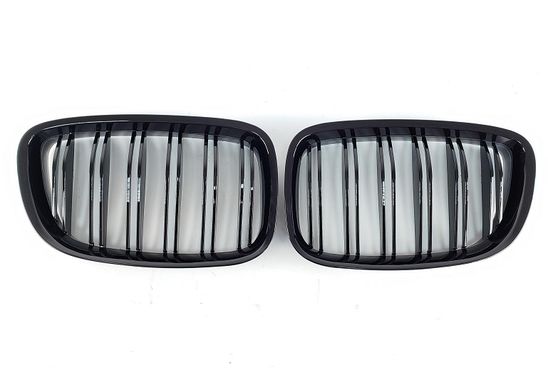 Решітка радіатора (ніздрі) BMW 5 F07 GT стиль M чорна глянсова тюнінг фото