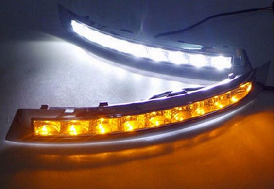 Дневные ходовые огни для Volvo XC90 (07-13 г.в.) тюнинг фото