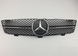 Решітка радіатора Mercedes W219 стиль SL Chrome Black (08-10 р.в.) тюнінг фото