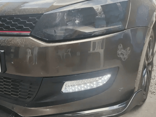 Протитуманна фара (LED) для Volkswagen Polo MK8 6R (2011-2013) з ДХО тюнінг фото