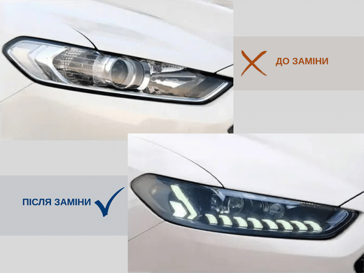 Оптика передня, LED фари Ford Mondeo (13-16 р.в.) тюнінг фото