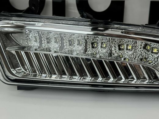 Протитуманна фара (LED) для Volkswagen Polo MK8 6R (2011-2013) з ДХО тюнінг фото