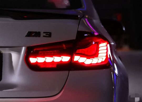 Оптика задня, ліхтарі BMW F30 Oled-стиль (12-18 р.в.) тюнінг фото